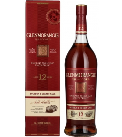 Виски Glenmorangie Accord 12 Years Old Bourbon & Sherry Cask 43% 1л